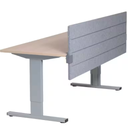 Akoestisch paneel met frame adapter voor duo-bureau