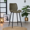 Barrel - barkruk in eco-leer