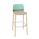 KLIK TABOURET HAUT 4 PIEDS BOIS,