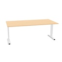 Entrada vergadertafel 200x100cm hoogte instelbaar